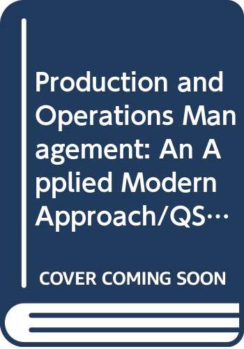 9780471190707: Production and Operations Management: An Applied Modern Approach/QSB