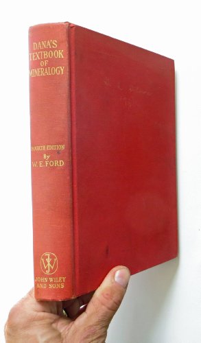 A Textbook of Mineralogy (9780471193050) by Dana, Edward Salisbury; Ford, William E.