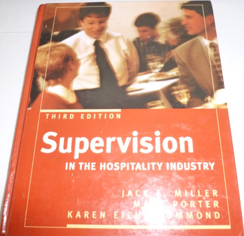 Stock image for Supervision in the Hospitality Industry for sale by Better World Books: West