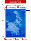 Stock image for Accounting Principles : Working Papers for sale by Better World Books