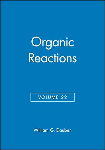 Stock image for Organic Reactions, Volume 22 for sale by GA Division, SCV