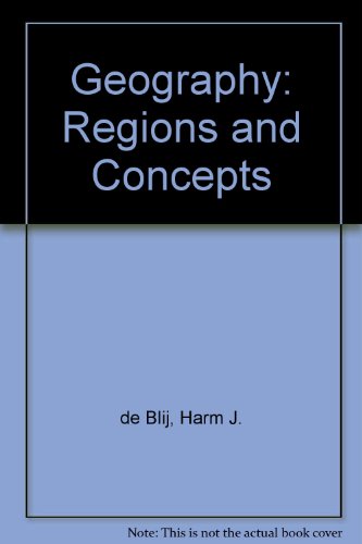9780471200628: Geography: Regions and Concepts