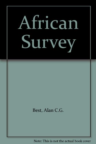 Beispielbild fr An African Survey zum Verkauf von Better World Books