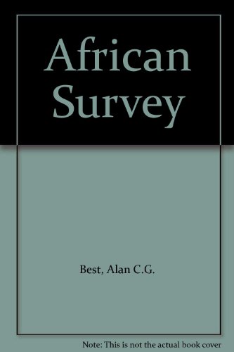 Stock image for An African Survey for sale by Better World Books