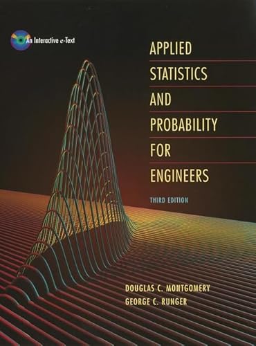 Beispielbild fr Applied Statistics and Probability for Engineers zum Verkauf von ThriftBooks-Atlanta