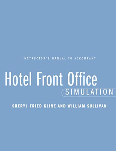 Stock image for Instructor's Manual to Accompany Hotel Front Office Simulation: A Workbook and Software Package for sale by SecondSale
