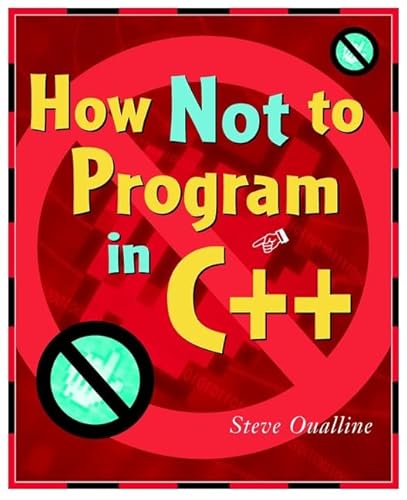 9780471208082: How Not to Program in C++