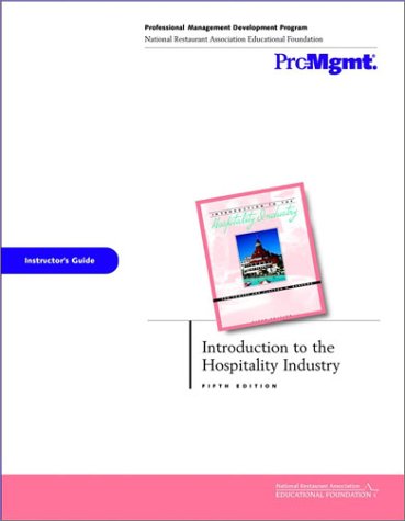 Introduction to the Hospitality Industry Instructor's Guide (9780471208785) by Unknown Author