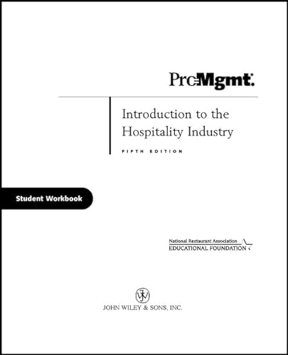 Beispielbild fr Student Workbook to Accompany Introduction To The Hospitality Industry 5th Edition zum Verkauf von a2zbooks