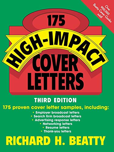 Beispielbild fr 175 High-Impact Cover Letters zum Verkauf von Wonder Book