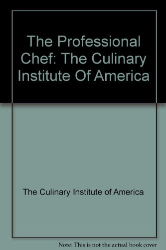 Professional Chef (9780471211358) by Culinary Institute Of America