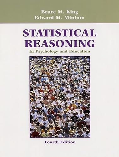 Beispielbild fr Statistical Reasoning in Psychology and Education zum Verkauf von Better World Books