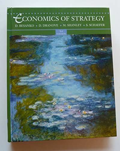 Stock image for Economics of Strategy for sale by Irish Booksellers