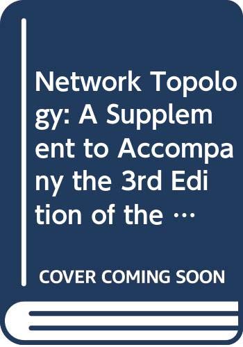 9780471213123: Network Topology: A Supplement to Accompany the 3rd Edition of the Analysis and Design of Linear Circuits