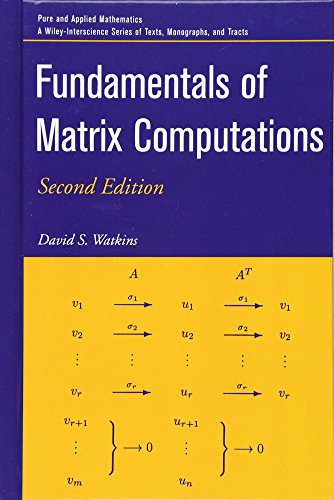 9780471213949: Fundamentals of Matrix Computations (Pure & Applied Mathematics)