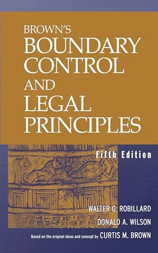 Beispielbild fr Brown's Boundary Control and Legal Principles zum Verkauf von HPB-Red