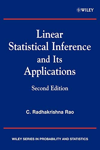 Imagen de archivo de Linear Statistical Inference and its Applications a la venta por Zubal-Books, Since 1961