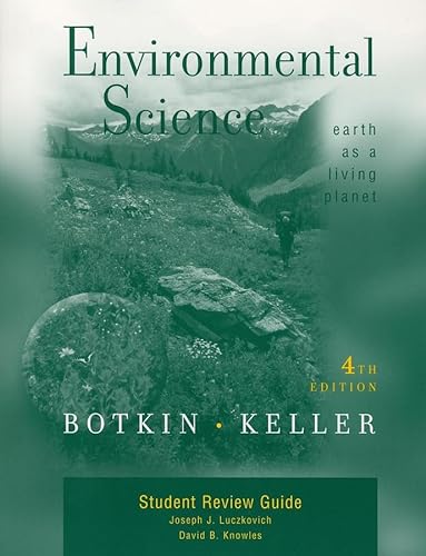 9780471218852: Student Review Guide to 4r.e. (Environmental Science: Earth as a Living Planet)