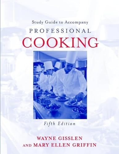 Imagen de archivo de Professional Cooking, Study Guide a la venta por ThriftBooks-Atlanta