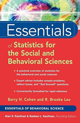 Beispielbild fr Essentials of Statistics for the Social and Behavioral Sciences zum Verkauf von Better World Books