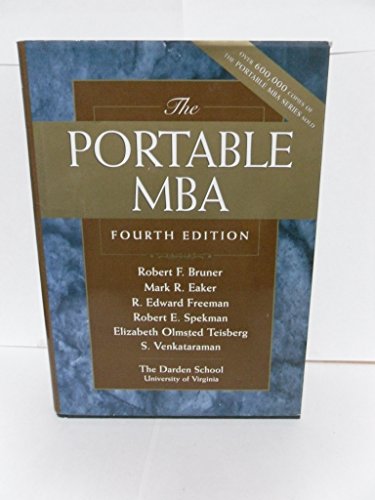 Beispielbild fr The Portable MBA zum Verkauf von Better World Books