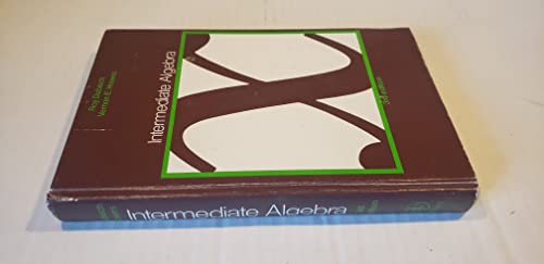 Imagen de archivo de Intermediate algebra a la venta por dsmbooks