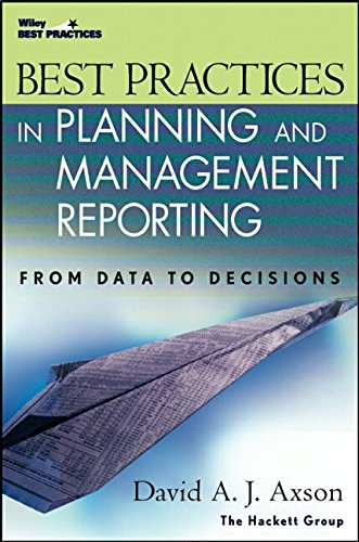 Beispielbild fr Best Practices in Planning and Management Reporting : From Data to Decisions zum Verkauf von Better World Books