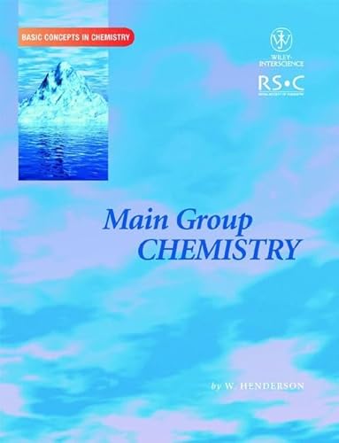 Stock image for Main Group Chemistry (Basic Concepts In Chemistry) for sale by Mispah books