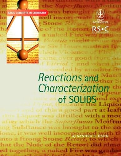 Beispielbild fr Reactions and Characterization of Solids (Basic Concepts In Chemistry) zum Verkauf von Bookmans