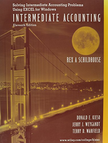 Imagen de archivo de Intermediate Accounting, Solving Intermediate Accounting Problems Using Lotus 1-2-3 and Excel for Windows a la venta por Better World Books
