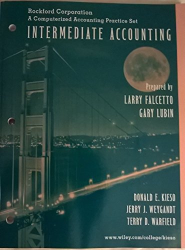 9780471226376: Intermediate Accounting, Rockford Corporation: A Computerized Accounting Practice Set