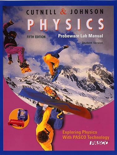 Imagen de archivo de Physics, Probeware Lab Manual/Student Version ; 9780471226994 ; 0471226998 a la venta por APlus Textbooks