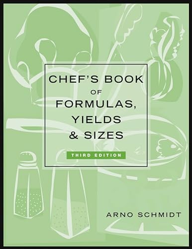 Beispielbild fr Chef's Book of Formulas, Yields, and Sizes zum Verkauf von ThriftBooks-Atlanta