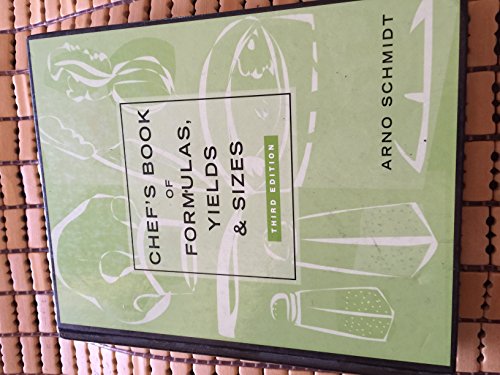 Immagine dell'editore per Chef's Book of Formulas, Yields, and Sizes venduto da ThriftBooks-Atlanta