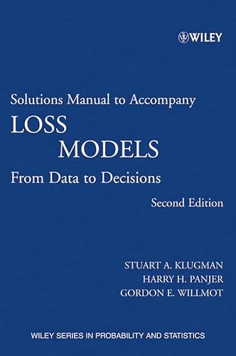 9780471227625: Solutions Manual (Wiley Series in Probability and Statistics)