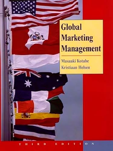 9780471230625: Global Marketing Management