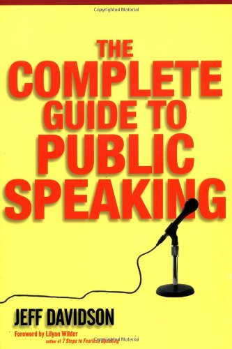 Stock image for The Complete Guide to Public Speaking for sale by Wonder Book