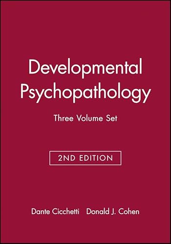 Stock image for Developmental Psychopathology: Volumes 1, 2, and 3 -- (3 Volume Set) for sale by Russian Hill Bookstore