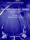 9780471237815: Functions Modeling Change: A Preparation for Calculus