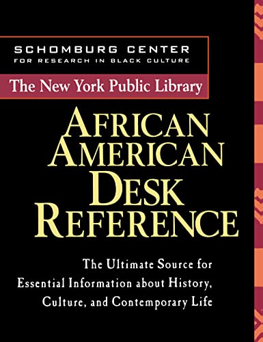 Imagen de archivo de The New York Public Library African American Desk Reference a la venta por SecondSale