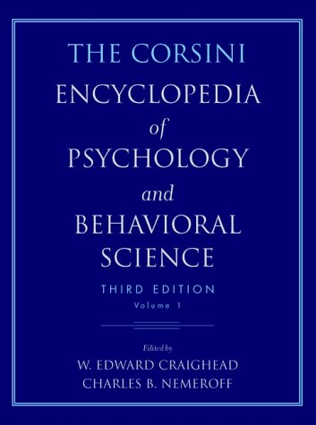 Stock image for The Corsini Encyclopedia of Psychology and Behavioral Science for sale by Better World Books: West