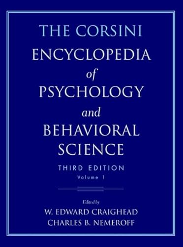 Stock image for The Corsini Encyclopedia of Psychology and Behavioral Science for sale by Better World Books: West