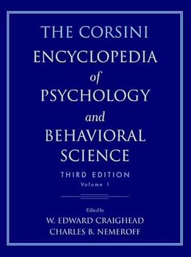 Stock image for The Corsini Encyclopedia of Psychology and Behavioral Science for sale by Better World Books