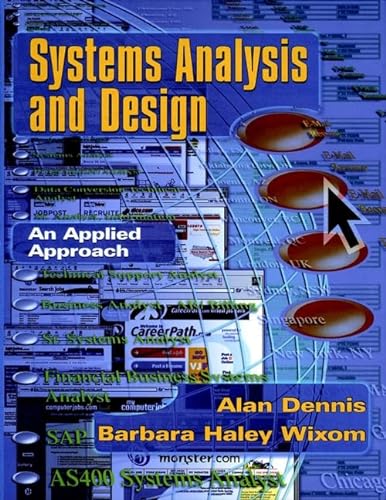 Beispielbild fr Systems Analysis and Design zum Verkauf von Wonder Book