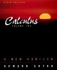 Beispielbild fr Calculus: A New Horizon, Vol. 2 (6th Edition) zum Verkauf von HPB-Red