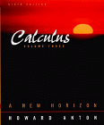 Beispielbild fr Calculus: A New Horizon, Vol. 3 (6th Edition) zum Verkauf von GoldenWavesOfBooks