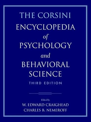 Stock image for The Corsini Encyclopedia of Psychology and Behavioral Science: volumes 1 -4 complete (Corsini Encyclopedia of Psychology & Behavioral Science) for sale by Chiron Media