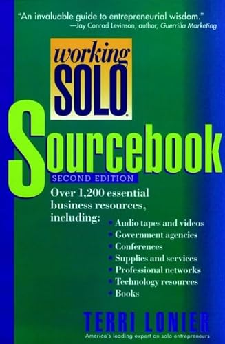 Stock image for Working Solo Sourcebook: Essential Resources for Independent Entrepreneurs (Working Solo Series) for sale by medimops