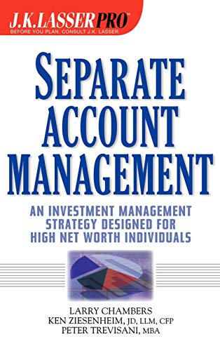 Imagen de archivo de Separate Account Management a la venta por HPB-Red