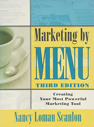 9780471253303: Marketing by Menu